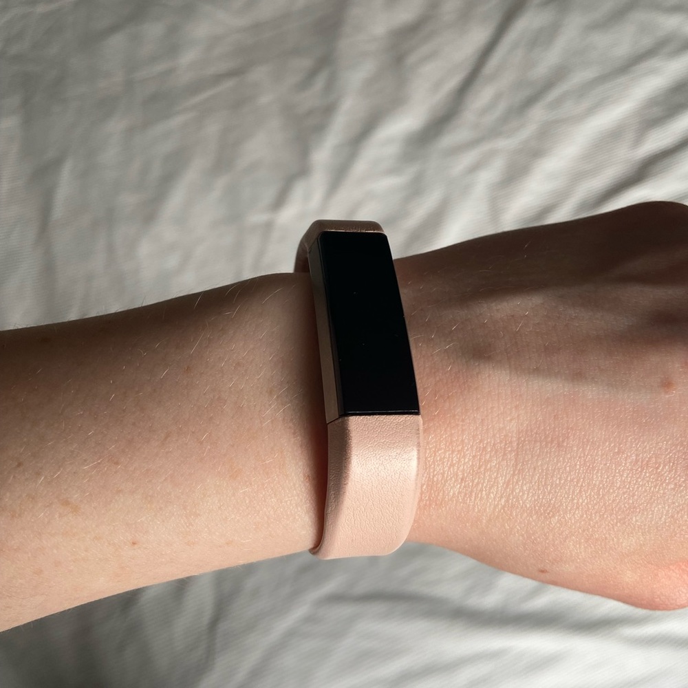 Fitbit Alta Pink Leather Band
